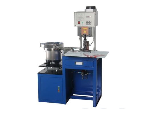 HR-D009 Automatic Individual Terminal Vibrate Plate Feeding Crimping Machine