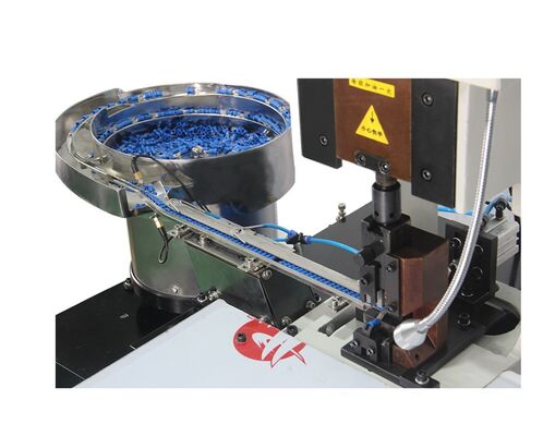 HR-D009 Automatic Individual Terminal Vibrate Plate Feeding Crimping Machine
