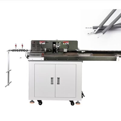 Factory Supply Fully Automatic Double Ends Wire Cutting Strip Twist and Tinning Machine Agent Prices With High Quality Control