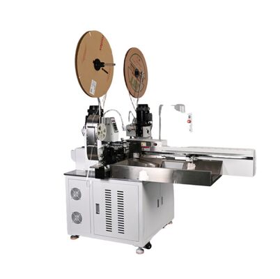 Fully Automatic Double Ends Ribbon Electric Cable Strip and Terminal Crimp One-stop Service Factory Prices