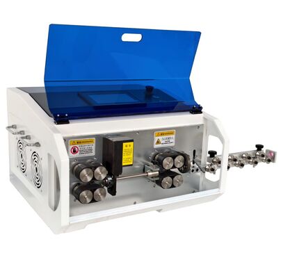 Fully Automatic Small Cable Strip and Cut Machine 1.5mm²-35mm² Wire Size 7 Inch PLC Touch Screen Control