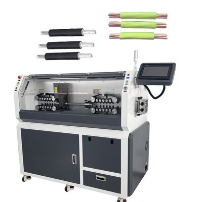 Max 400mm² Wire Cable Strip Cut Machine 1800W One-stop Automated Mechanical Production Equipment Fast Output Stripper