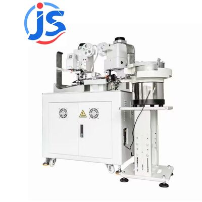 Automatic Double Heads Crimp with One Side Waterproof Plug Insertion Machine with Stripping Cutting Pressing One-stop Service