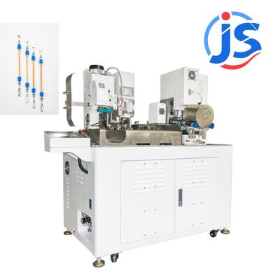 Factory Fully Automatic Double Heads Crimp Press Two Ends Waterproof Plug Insertion Terminal Machine with Strip Cutting One-stop