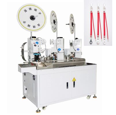 New Model Automatic Three Ends Crimping in One Terminal Press Machine with Cable Cutting Strip One-stop Service Agent Price
