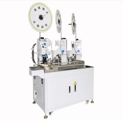 New Model Automatic Three Ends Crimping in One Terminal Press Machine with Cable Cutting Strip One-stop Service Agent Price