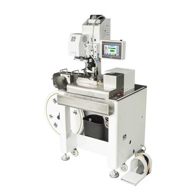 Semi-automatic Sheathed Multi Core Cable Cutting Stripping 2Ton Crimping Machine 22 AWG-30 AWG Cable Factory Agent Prices