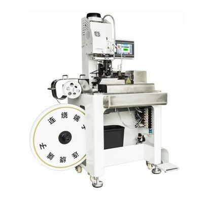 Semi-automatic Sheathed Multi Core Cable Cutting Stripping 2Ton Crimping Machine 22 AWG-30 AWG Cable Factory Agent Prices