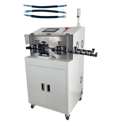 Full Electric Sheath Core Wire Inner and Outer Stripping Machine Maximum Stripping Capacity: Front End 200mm, Rear End 150mm
