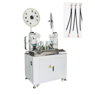 JS-DC-C1 Fully Automatic Double-End Wire Crimping & Cap Insertion Machine