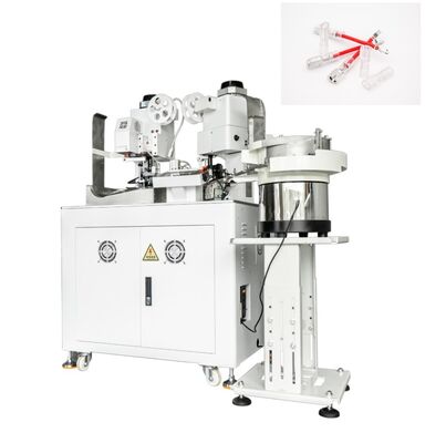 HR-602-1C Fully Automatic Double-Side Crimping & Cap Inserting Machine for 110/187/250 Caps