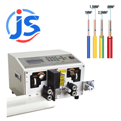 JunSheng High-Quality Electric Cable Cutting & Wire Stripping Machine with High Speed Steel Blade, 450W Power, and LCD Display