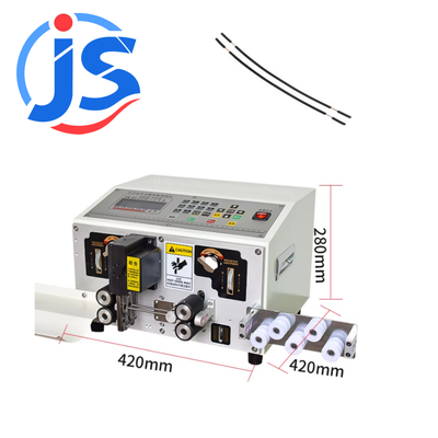 JunSheng 7 Inch High Precision 450W Power PLC Touch Screen Control Electric Cable Wire Cutter and Stripper Machine