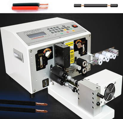 JunSheng HR-220T High Speed Steel Blade 450W Power LCD Display Cable Stripping Machine and Wire Stripper