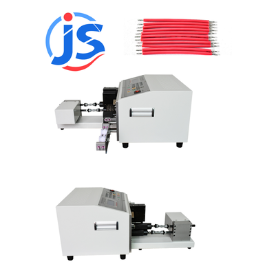 JunSheng HR-220T Fully Automatic Cable Wire Strip And Twist Machine with 1mm2-6mm2 Cable Range, 3500-5000pcs/hour Output, and High Speed Steel Blade