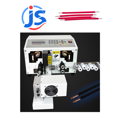 JunSheng HR-220T Fully Automatic Cable Wire Strip And Twist Machine with 1mm2-6mm2 Cable Range, 3500-5000pcs/hour Output, and High Speed Steel Blade