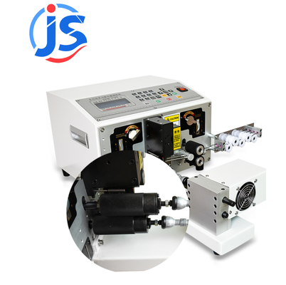 JunSheng 450W Power Cable Cutting Stripping Machine with 3500-5000pcs/hour Output and High Speed Steel Blade
