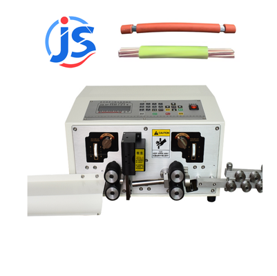 JunSheng HR-220S Touch Screen Control High Speed Steel Blade Wire Cut And Strip Machine with 3500-5000pcs/hour Output