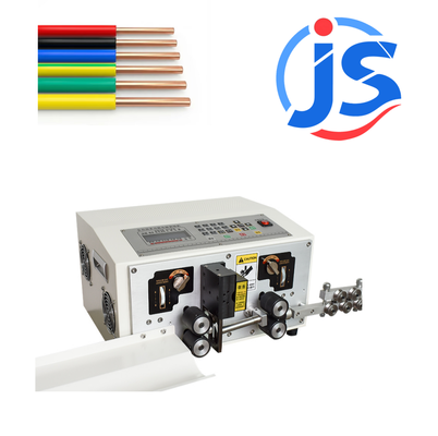 JunSheng HR-220S Touch Screen Control High Speed Steel Blade Wire Cut And Strip Machine with 3500-5000pcs/hour Output