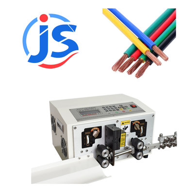 JunSheng HR-220S Servo Motor Wire Stripping Machine with 3500-5000pcs/hour Output and High Speed Steel Blade for Precise Cable Cutting