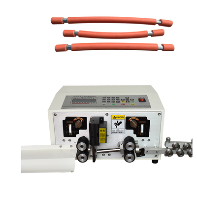 JunSheng Customized 450W Power High Speed Steel Blade LCD Display Flexible Cable Wire Cutter and Stripper Machine