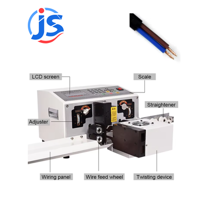 High Production Capacity Wire Stripper Machine with High Speed Steel Blade and LCD Display for 1500-2000pcs/hour Output