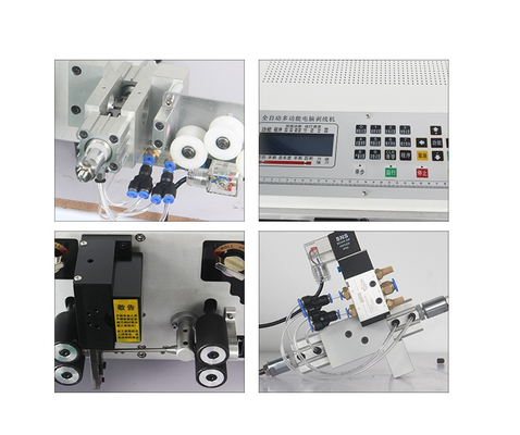 500W Power Cable Stripper Machine with LCD Display and High Speed Steel Blade for Precision Cutting