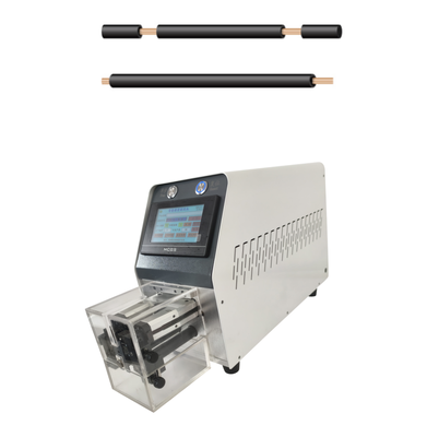 Compact 300W Power Wire Harness Cable Cutter and Stripper Machine with 5 Layers Strip and 47.3 Inch PLC Screen