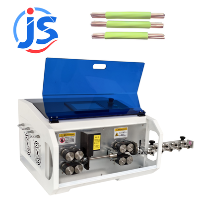 HR-35ST Wire Cut Machine with 7 Inch PLC Screen High Speed Steel Blade and 8 Wheels Driving for Clean Cut Wire Harness Assembly