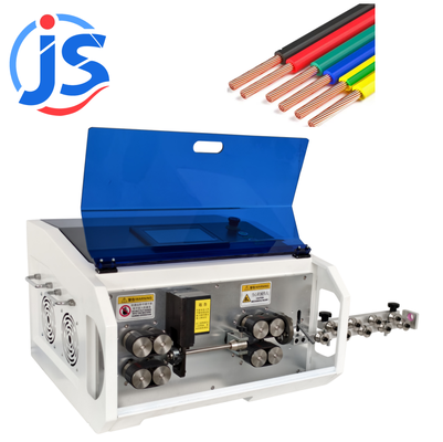 HR-35ST Fast Stripping Speed Wire Harness Stripper Machine with 7 Inch PLC Screen, 8 Wheels Driving, and High Speed Steel Blade