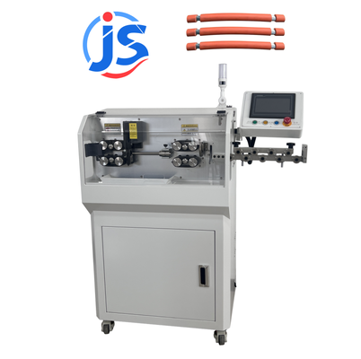 JunSheng Fully Automatic Cable Cutting and Wire Stripping Machine with 800W Power, High Speed Steel Blades, and 800-1200pcs/hour Output