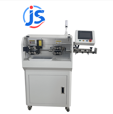 JunSheng Fully Automatic Cable Cutting and Wire Stripping Machine with 800W Power, High Speed Steel Blades, and 800-1200pcs/hour Output