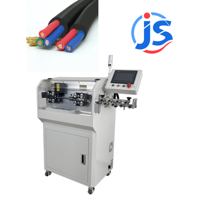 JunSheng Fully Automatic Cable Stripper Machine with 800W Power and High Speed Steel Blade for 800-1200pcs/hour Output