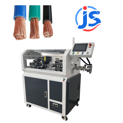 Industrial Wire Stripping Machine with 7 Inch PLC Screen and High Speed Steel Blade for 600-1000pcs/hour Output