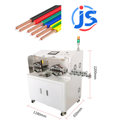 High Precision 30mm Sheathed Cable OD Wire Stripper Machine with 1000pcs/hour Output and 7 Inch PLC Screen