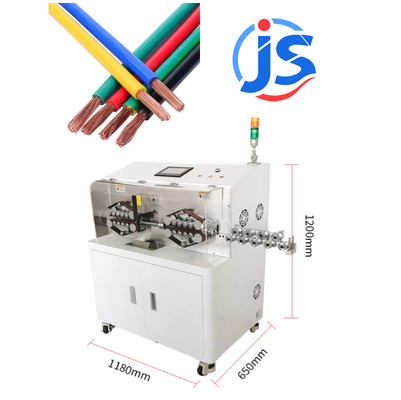 High Precision 30mm Sheathed Cable OD Wire Stripper Machine with 1000pcs/hour Output and 7 Inch PLC Screen