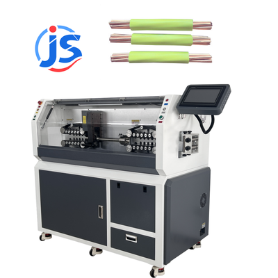 Heavy Duty Large Diameter Cable Wire Cutting And Stripping Machine For 38mm Sheathed Cable OD With 16mm2-300mm2 Cable Size And 7 Inch PLC Screen