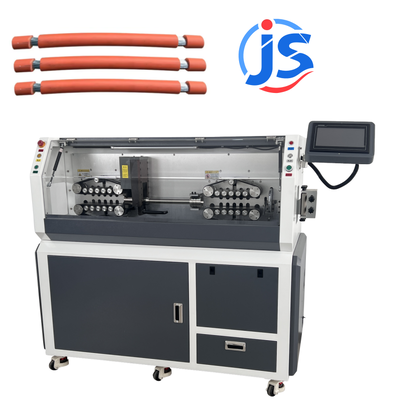 Heavy Duty Large Diameter Cable Stripper Machine with High Speed Steel Blade and 7 Inch PLC Screen for 500-1000pcs/hour Output