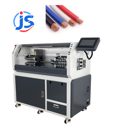 Heavy Duty Large Diameter Cable Stripper Machine with High Speed Steel Blade and 7 Inch PLC Screen for 500-1000pcs/hour Output