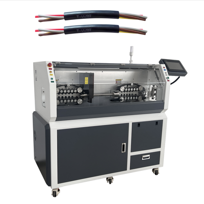 1800W Cable Stripper Machine 220V Wire Cut Strip Machine With 7 Inch PLC Screen