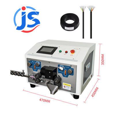 PLC Control Automatic Cable Stripping Machine 220V Wire Cutting And Stripping Machines