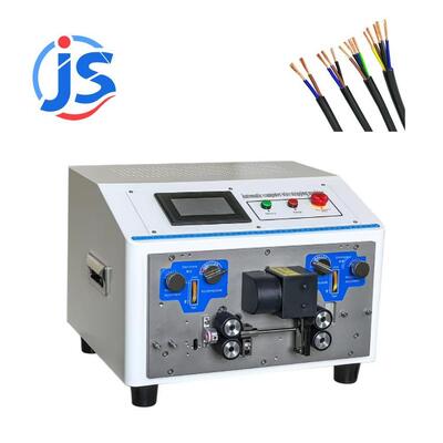 Touch Screen Cable Stripping Machine with 4.3 Inch PLC Screen and High Speed Steel Blades for Double-Layer Stripping