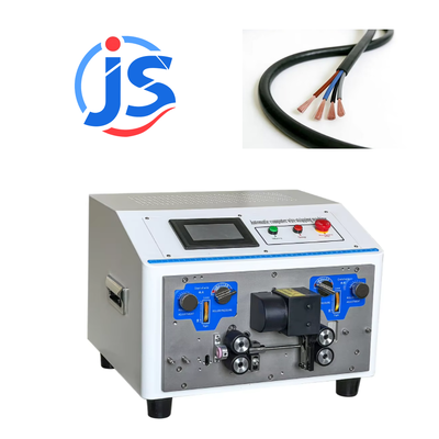 Touch Screen Cable Stripping Machine with 4.3 Inch PLC Screen and High Speed Steel Blades for Double-Layer Stripping