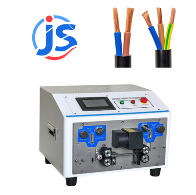 Touch Screen Cable Stripping Machine with 4.3 Inch PLC Screen and High Speed Steel Blades for Double-Layer Stripping