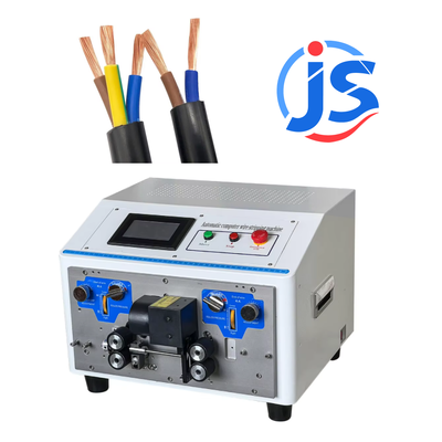 Touch Screen Cable Stripping Machine with 4.3 Inch PLC Screen and High Speed Steel Blades for Double-Layer Stripping