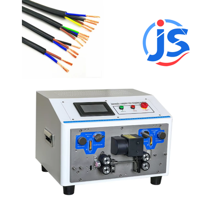 Touch Screen Cable Stripping Machine with 4.3 Inch PLC Screen and High Speed Steel Blades for Double-Layer Stripping