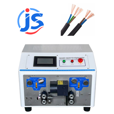 Touch Screen Cable Stripping Machine with 4.3 Inch PLC Screen and High Speed Steel Blades for Double-Layer Stripping