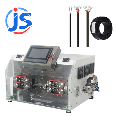 Programmable Automatic Cut And Strip Machine 4.3 Inch PLC Screen Wire Stripper Machines