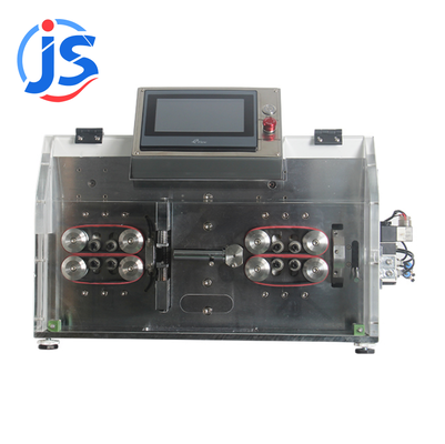 Programmable Automatic Cut And Strip Machine 4.3 Inch PLC Screen Wire Stripper Machines