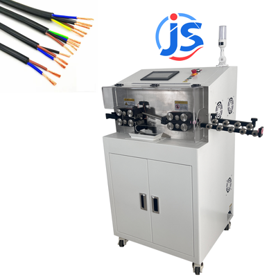 JunSheng 1100W High Speed Cable Stripping Machine with 1000pcs/hour Output and 7 Inch PLC Screen for Sheathed Wire Harness
